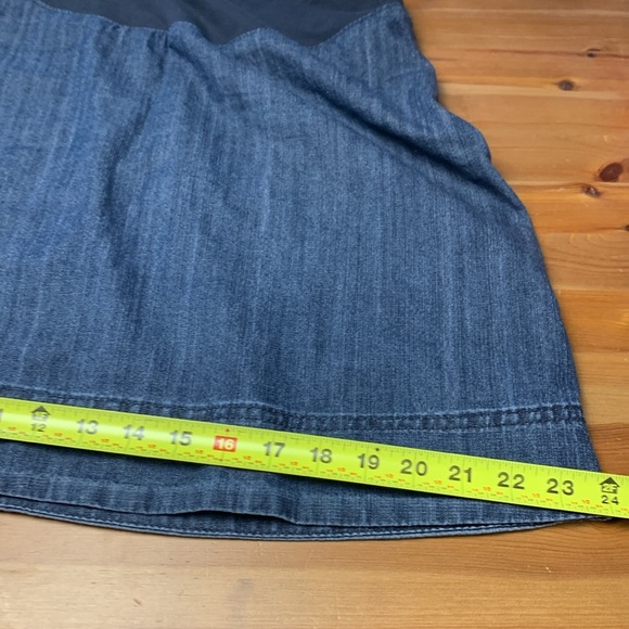 Time Maternity Jean Skirt - Picture 7 of 9